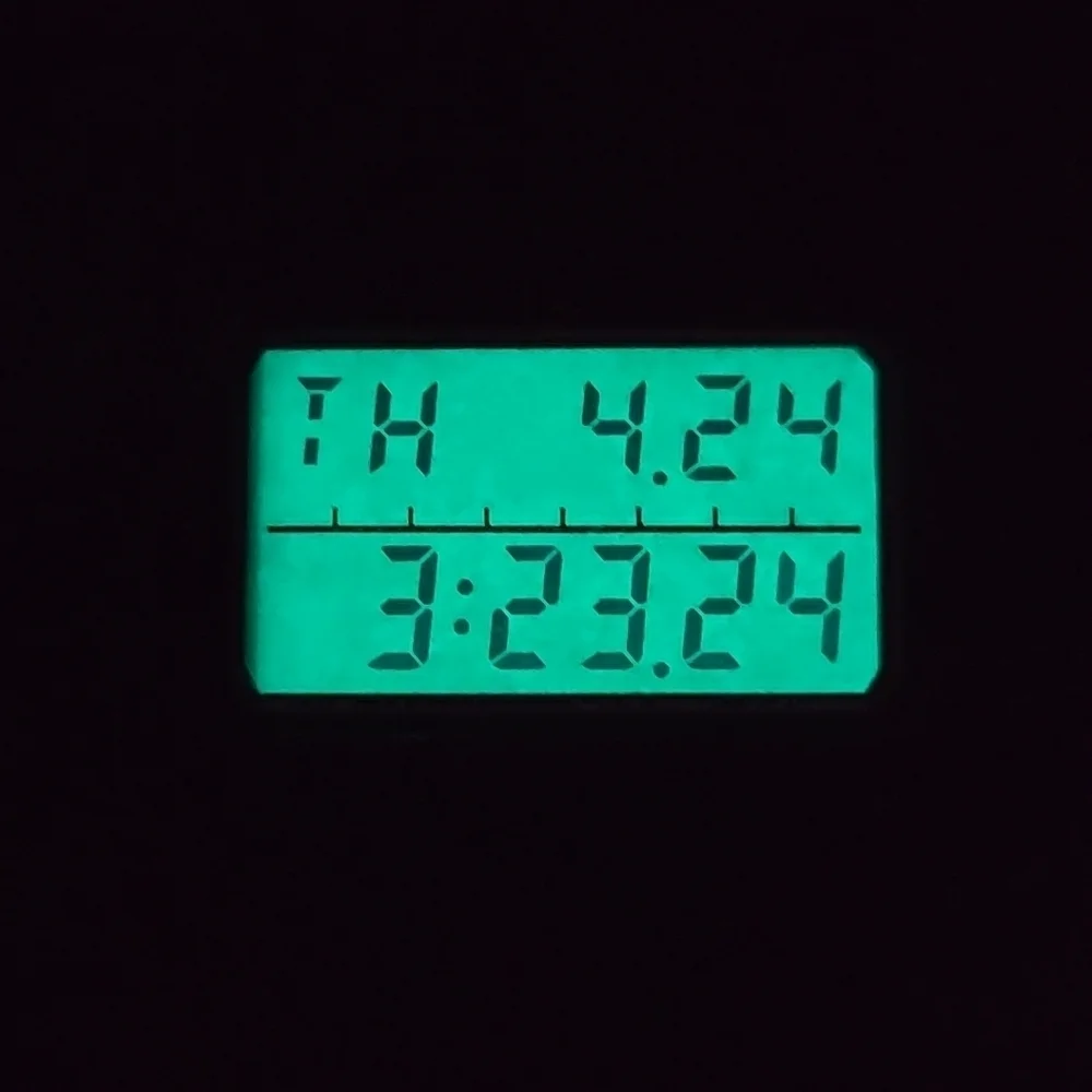 Vintage Timex 8 Lap Ironman Triathlon Digital 36mm Watch Indiglo Red New Battery